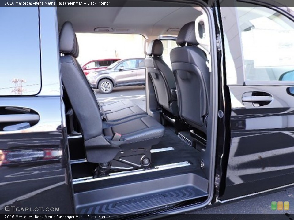 Black Interior Rear Seat for the 2016 Mercedes-Benz Metris Passenger Van #108974945