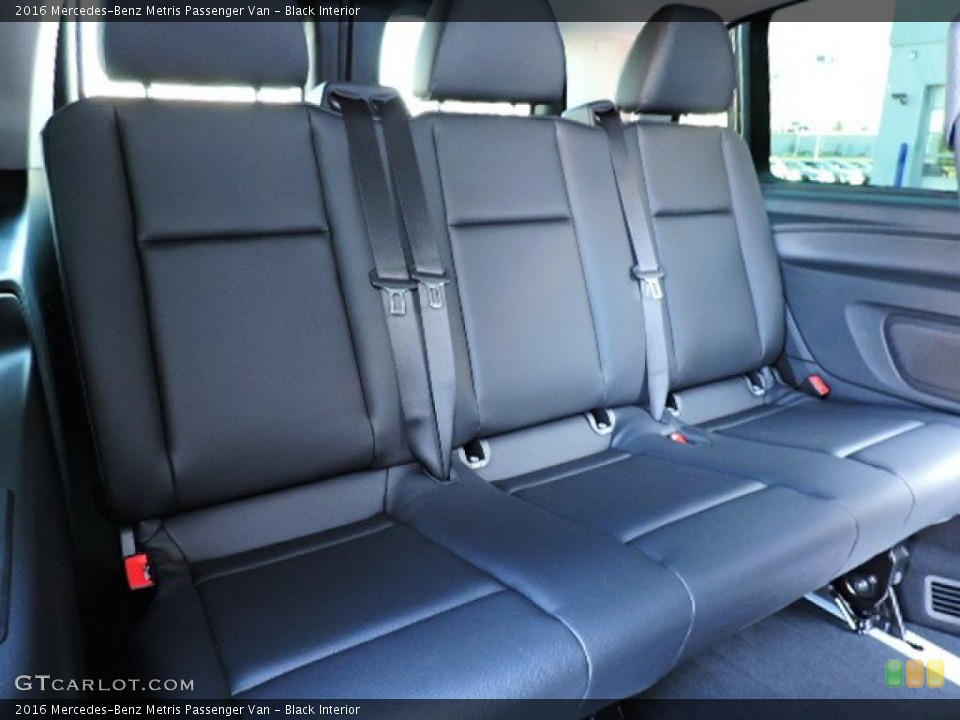 Black Interior Rear Seat for the 2016 Mercedes-Benz Metris Passenger Van #108974990