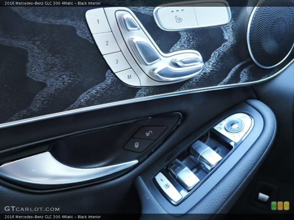 Black Interior Controls for the 2016 Mercedes-Benz GLC 300 4Matic #108975516