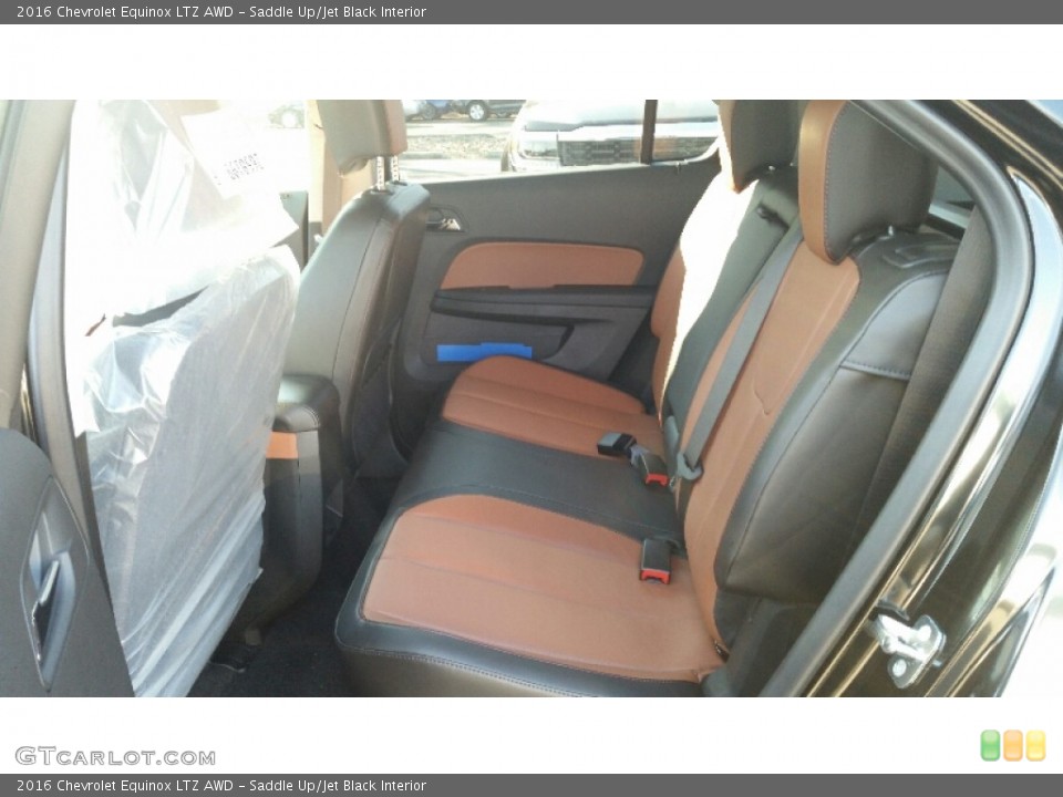 Saddle Up/Jet Black Interior Rear Seat for the 2016 Chevrolet Equinox LTZ AWD #108980813