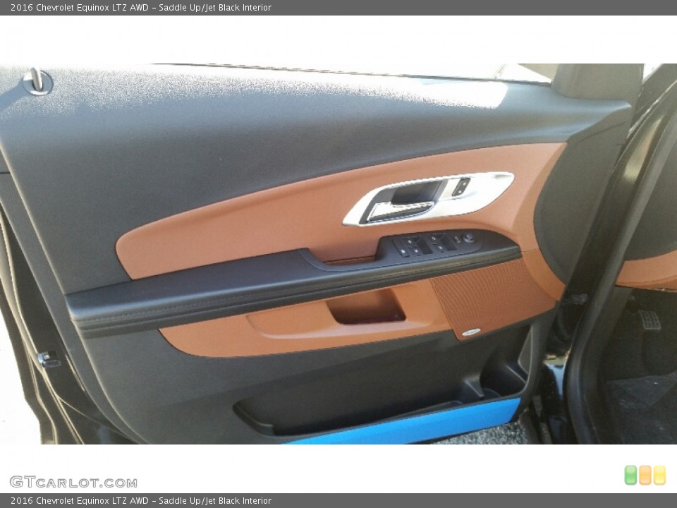 Saddle Up/Jet Black Interior Door Panel for the 2016 Chevrolet Equinox LTZ AWD #108980867