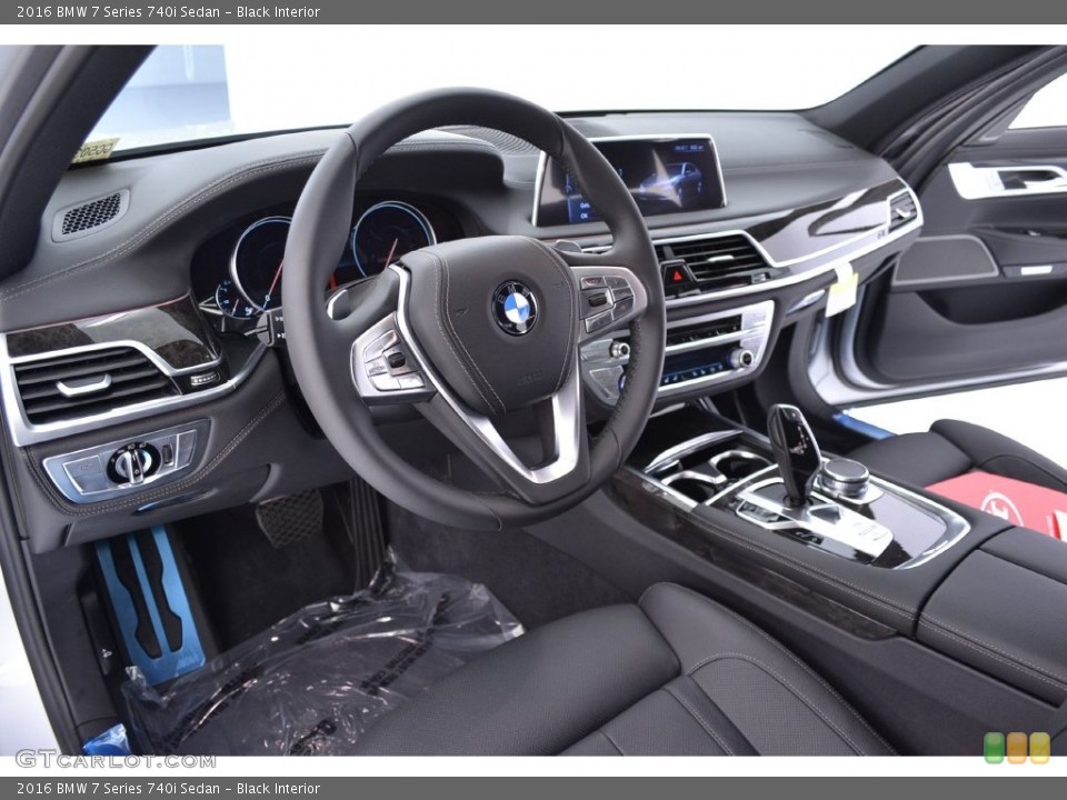Black Interior Prime Interior for the 2016 BMW 7 Series 740i Sedan #108986654