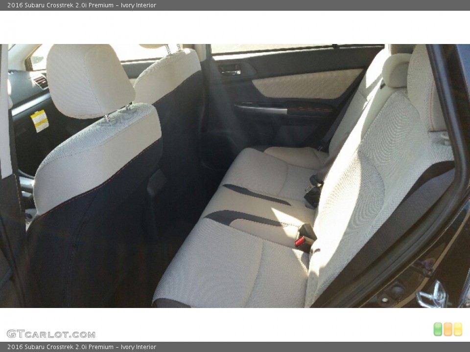 Ivory Interior Rear Seat for the 2016 Subaru Crosstrek 2.0i Premium #108993134