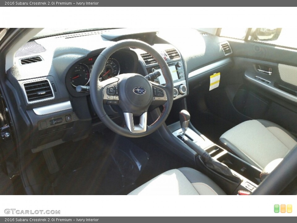 Ivory Interior Prime Interior for the 2016 Subaru Crosstrek 2.0i Premium #108993158