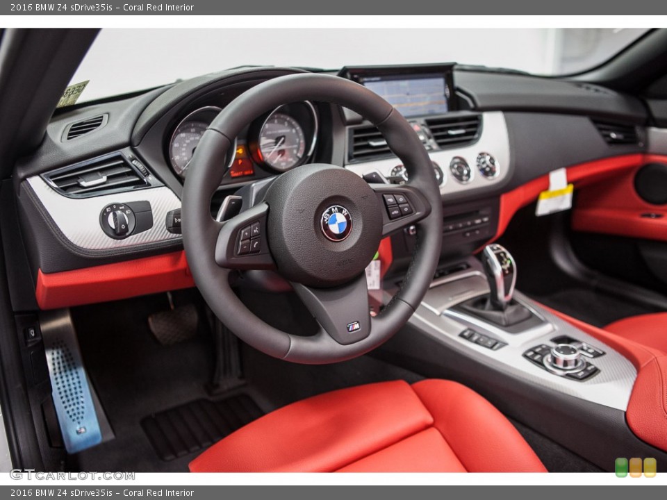 Coral Red Interior Prime Interior for the 2016 BMW Z4 sDrive35is #108994844