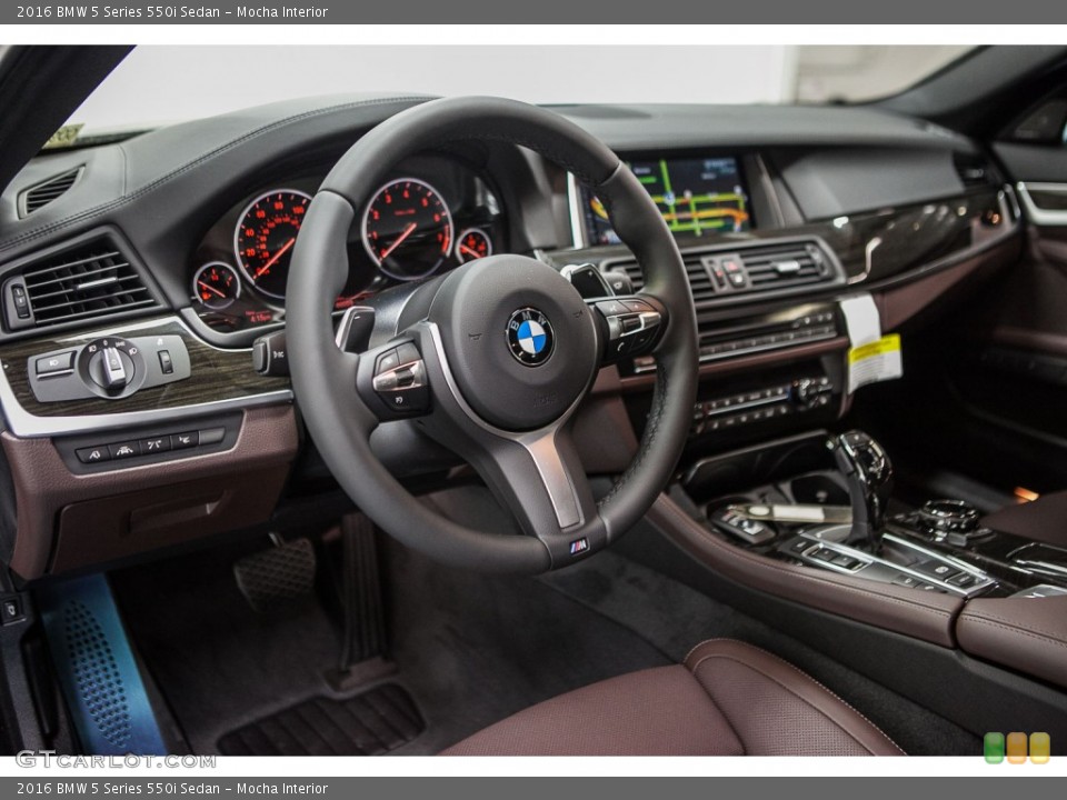 Mocha Interior Prime Interior for the 2016 BMW 5 Series 550i Sedan #108995243