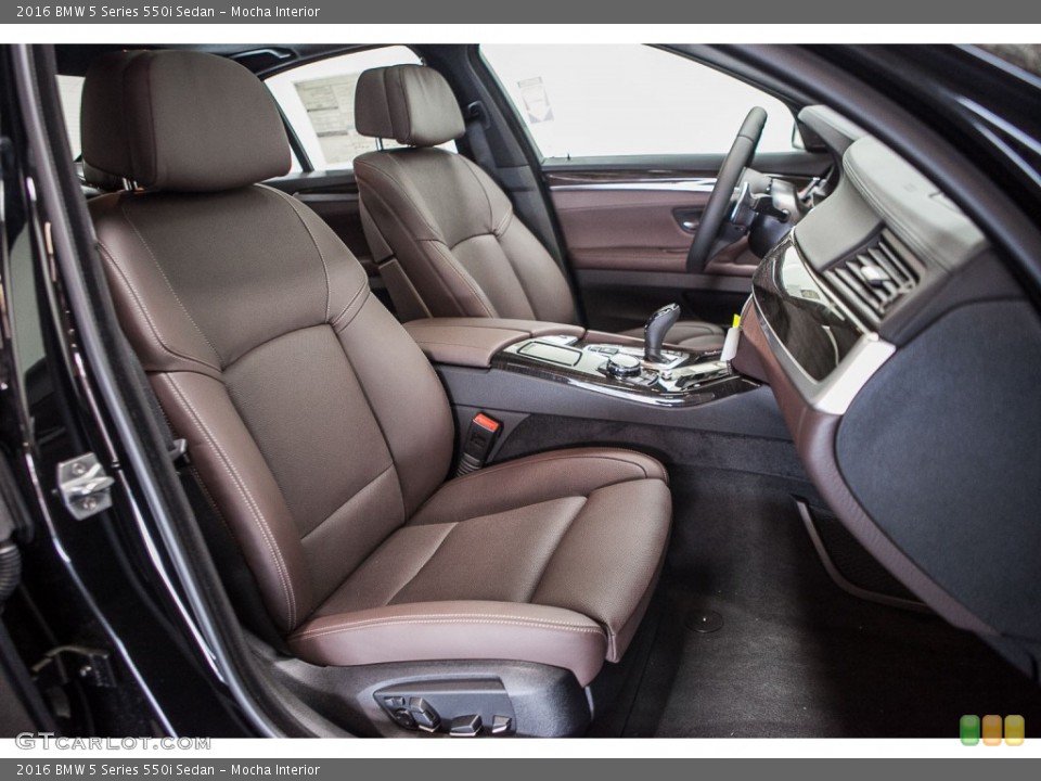 Mocha Interior Front Seat for the 2016 BMW 5 Series 550i Sedan #108995339