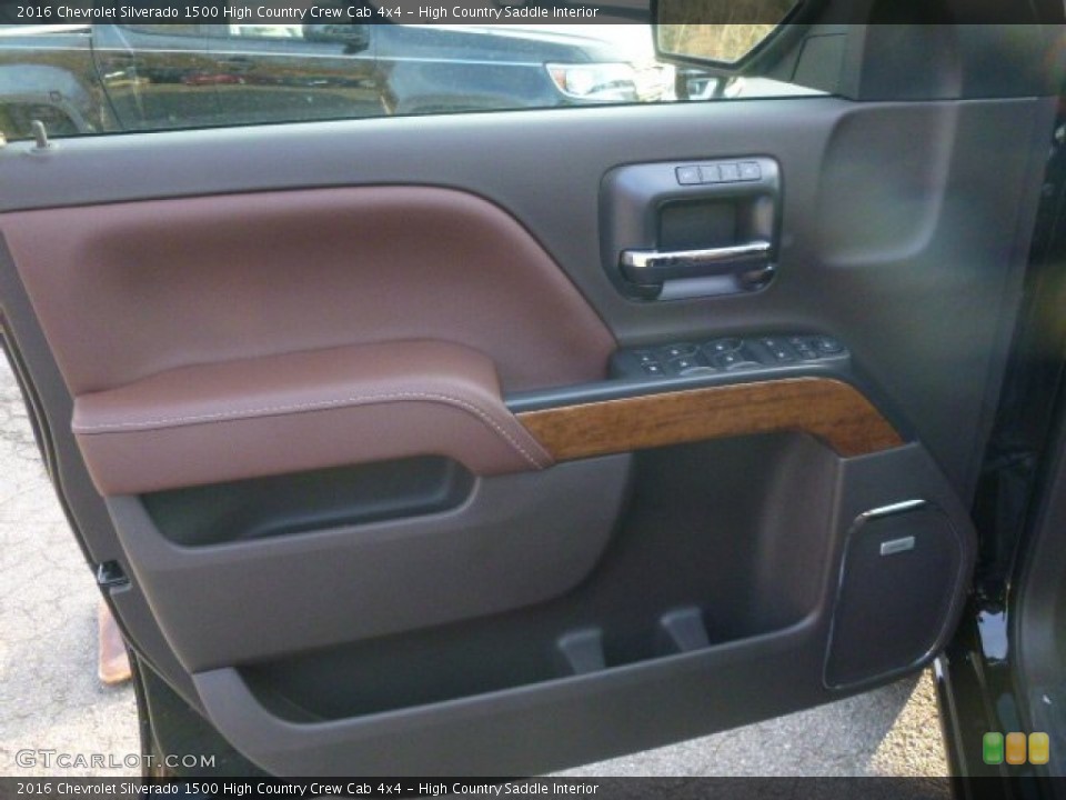 High Country Saddle Interior Door Panel for the 2016 Chevrolet Silverado 1500 High Country Crew Cab 4x4 #108999260