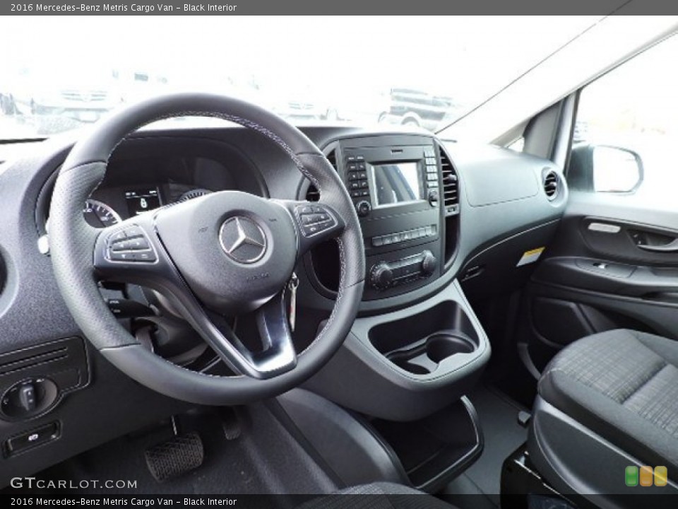 Black Interior Prime Interior for the 2016 Mercedes-Benz Metris Cargo Van #109011998