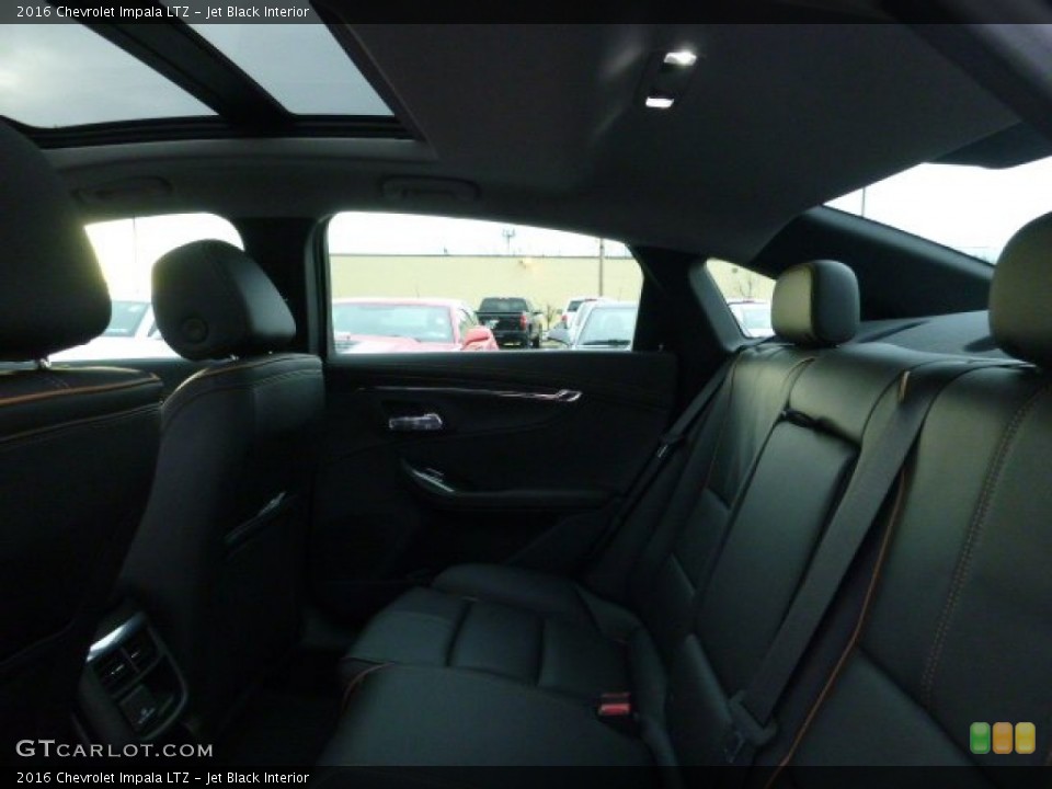 Jet Black Interior Rear Seat for the 2016 Chevrolet Impala LTZ #109022045