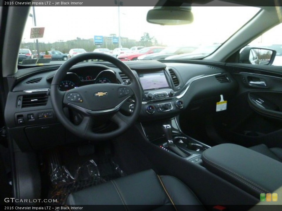 Jet Black Interior Prime Interior for the 2016 Chevrolet Impala LTZ #109022057