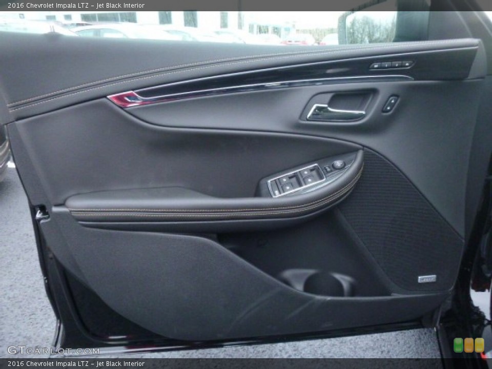 Jet Black Interior Door Panel for the 2016 Chevrolet Impala LTZ #109022075