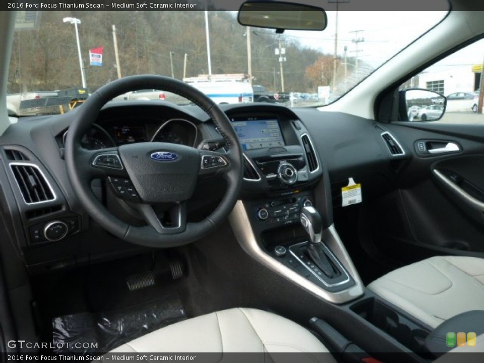 Medium Soft Ceramic Interior Prime Interior for the 2016 Ford Focus Titanium Sedan #109023304