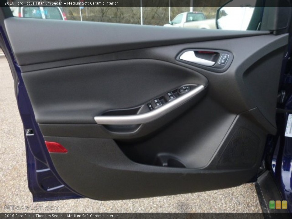 Medium Soft Ceramic Interior Door Panel for the 2016 Ford Focus Titanium Sedan #109023321