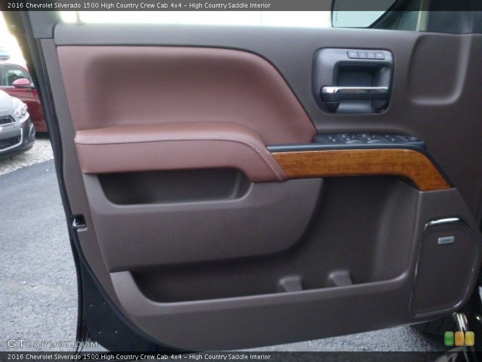 High Country Saddle Interior Door Panel for the 2016 Chevrolet Silverado 1500 High Country Crew Cab 4x4 #109023653