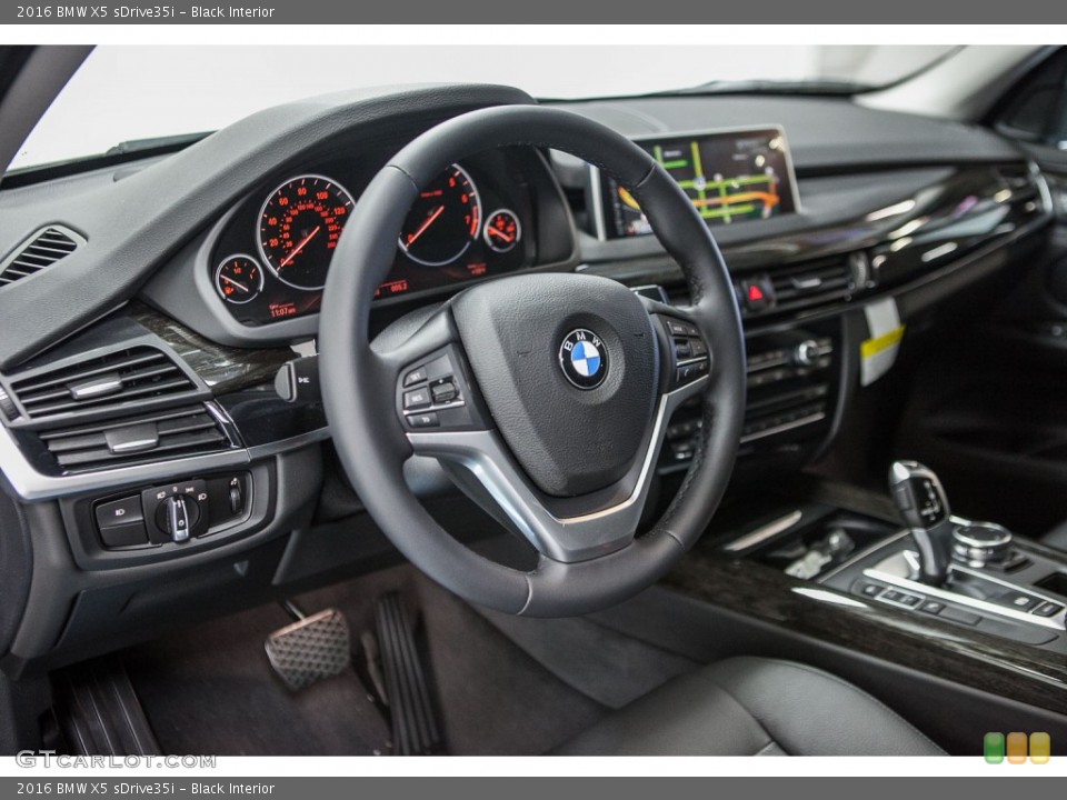 Black 2016 BMW X5 Interiors