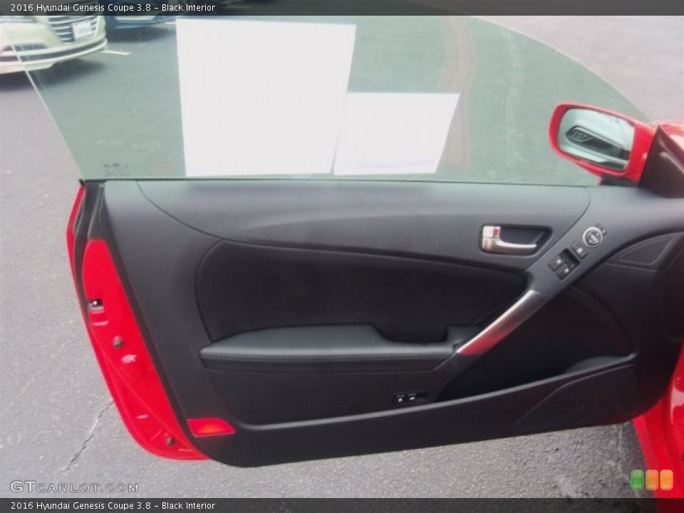 Black Interior Door Panel for the 2016 Hyundai Genesis Coupe 3.8 #109031349