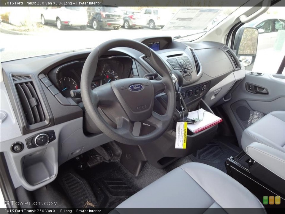 Pewter Interior Prime Interior for the 2016 Ford Transit 250 Van XL LR Long #109032533