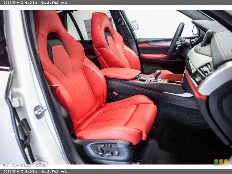 Mugello Red Interior Front Seat for the 2016 BMW X5 M xDrive #109036814