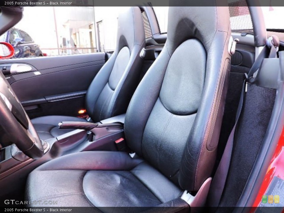 Black Interior Front Seat for the 2005 Porsche Boxster S #109038728