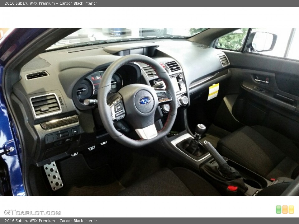 Carbon Black Interior Prime Interior for the 2016 Subaru WRX Premium #109044264