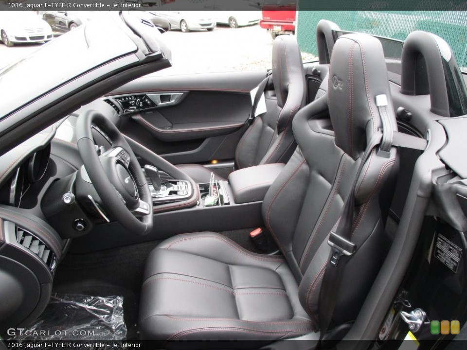Jet Interior Front Seat for the 2016 Jaguar F-TYPE R Convertible #109044885