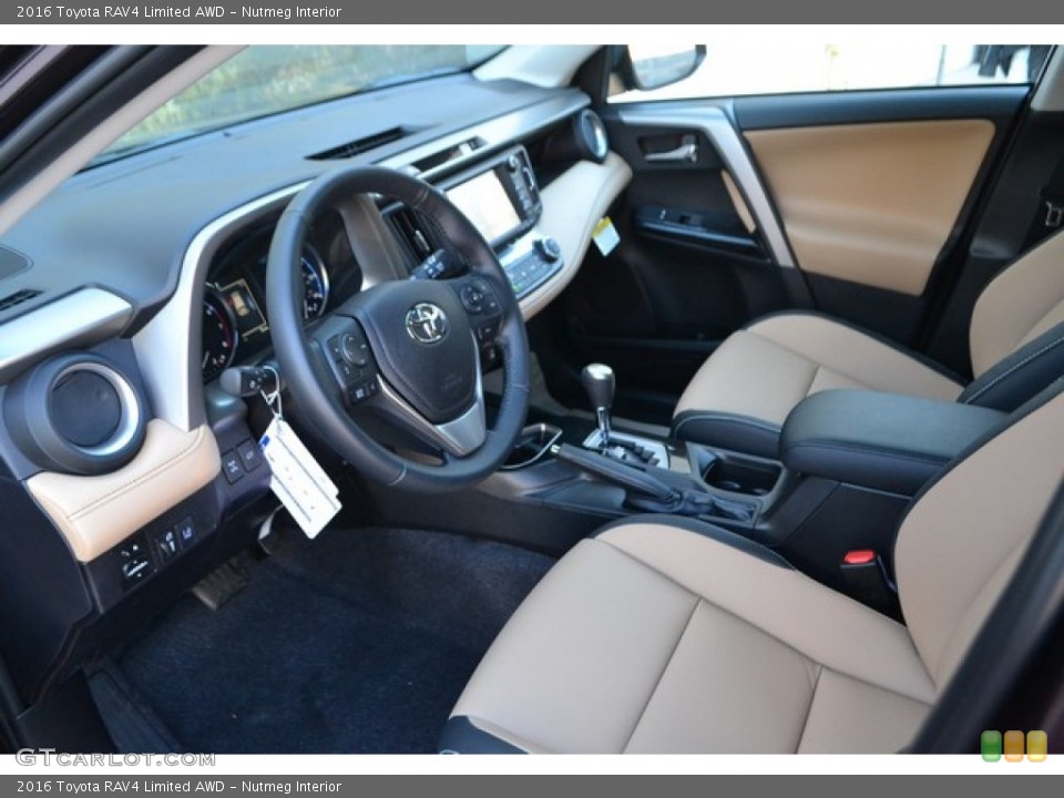 Nutmeg Interior Prime Interior for the 2016 Toyota RAV4 Limited AWD #109047163