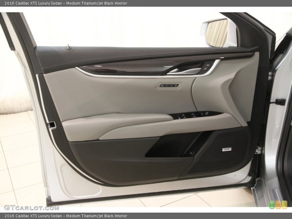 Medium Titanium/Jet Black Interior Door Panel for the 2016 Cadillac XTS Luxury Sedan #109061481