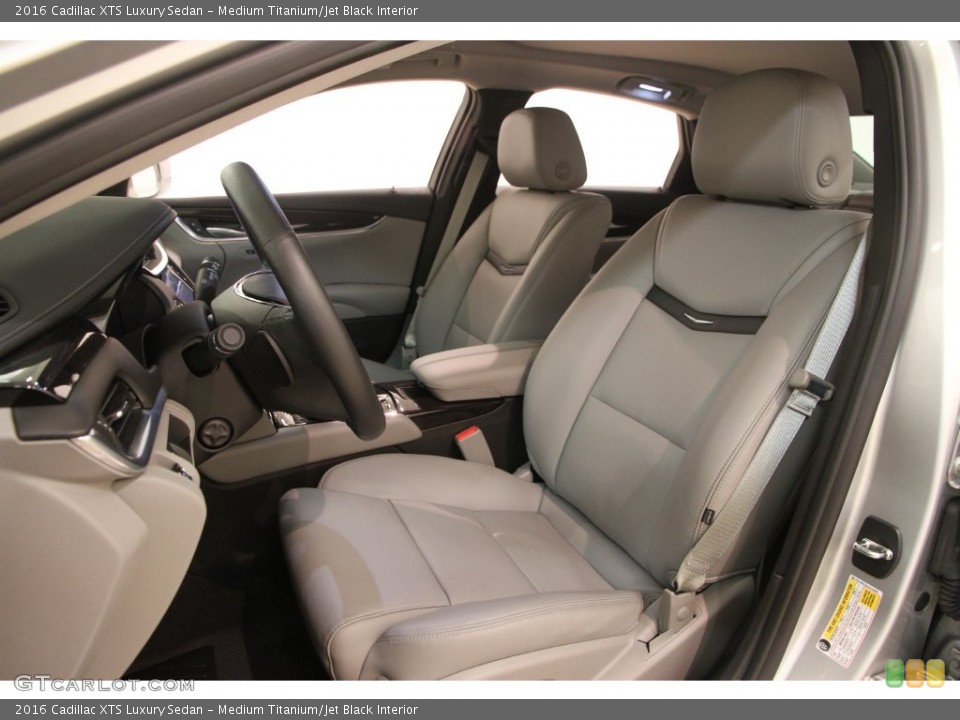 Medium Titanium/Jet Black Interior Front Seat for the 2016 Cadillac XTS Luxury Sedan #109061484