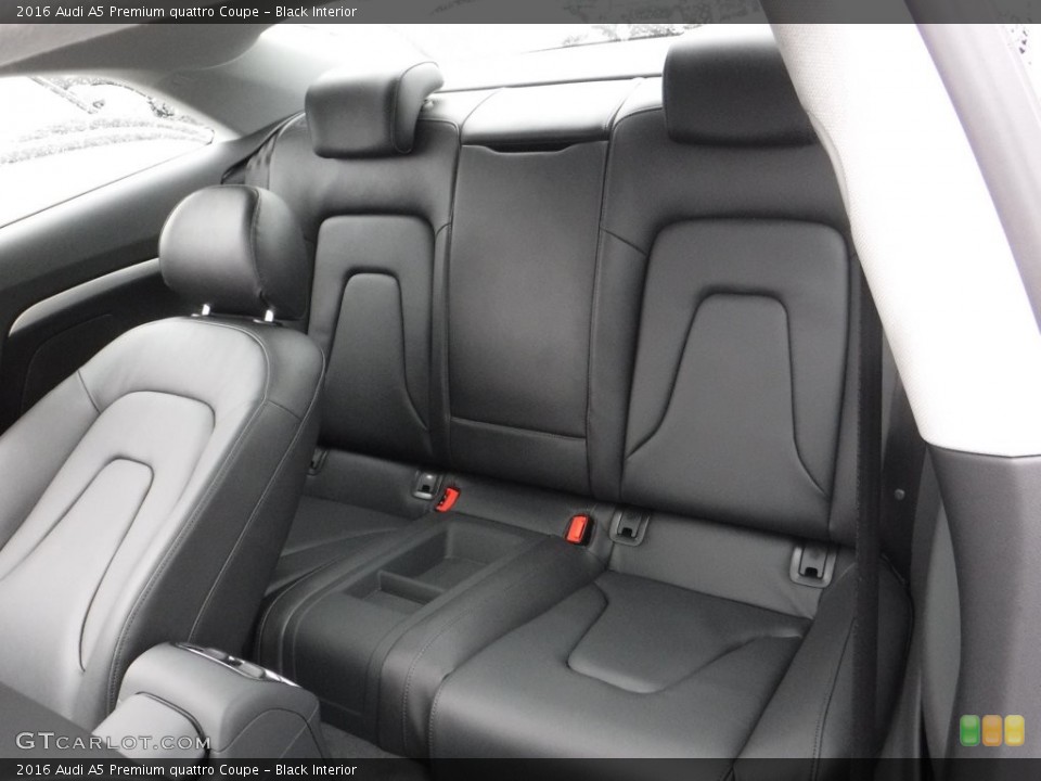 Black Interior Rear Seat for the 2016 Audi A5 Premium quattro Coupe #109064462