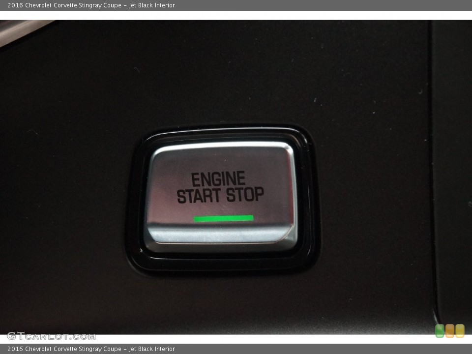 Jet Black Interior Controls for the 2016 Chevrolet Corvette Stingray Coupe #109068902