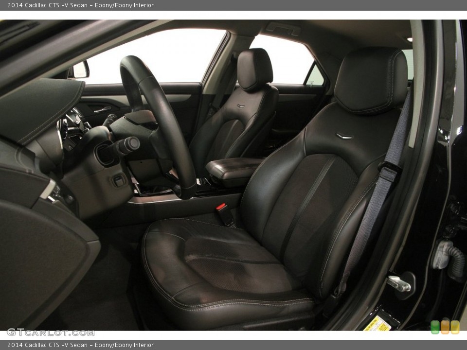 Ebony/Ebony Interior Front Seat for the 2014 Cadillac CTS -V Sedan #109084146