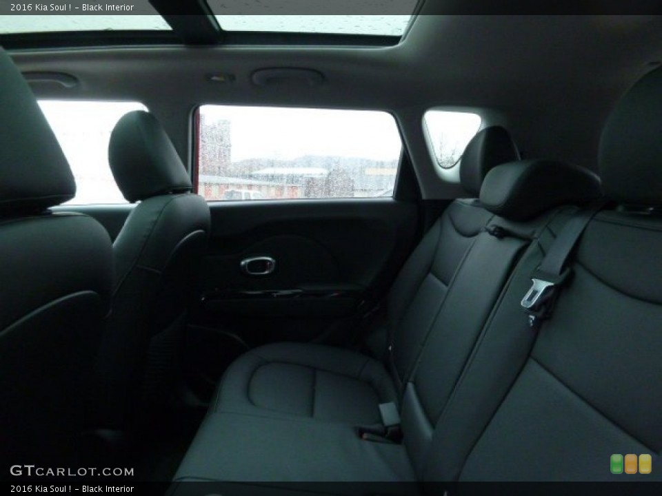 Black Interior Rear Seat for the 2016 Kia Soul ! #109084278