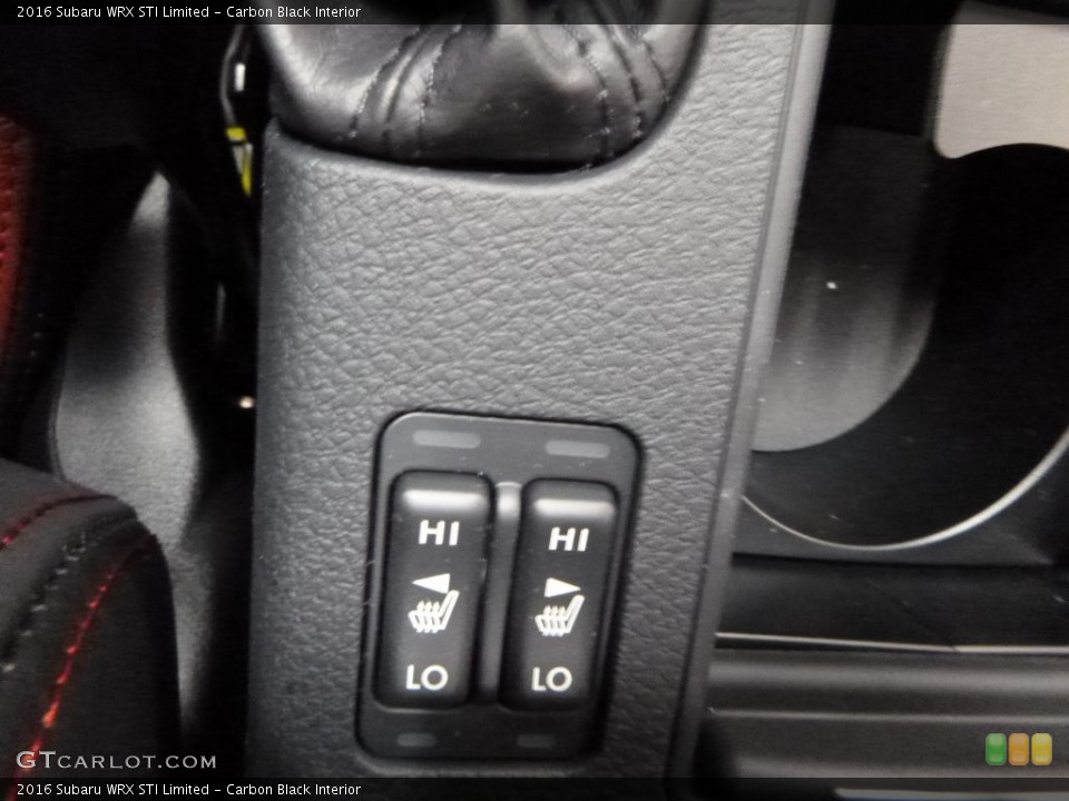 Carbon Black Interior Controls for the 2016 Subaru WRX STI Limited #109086564