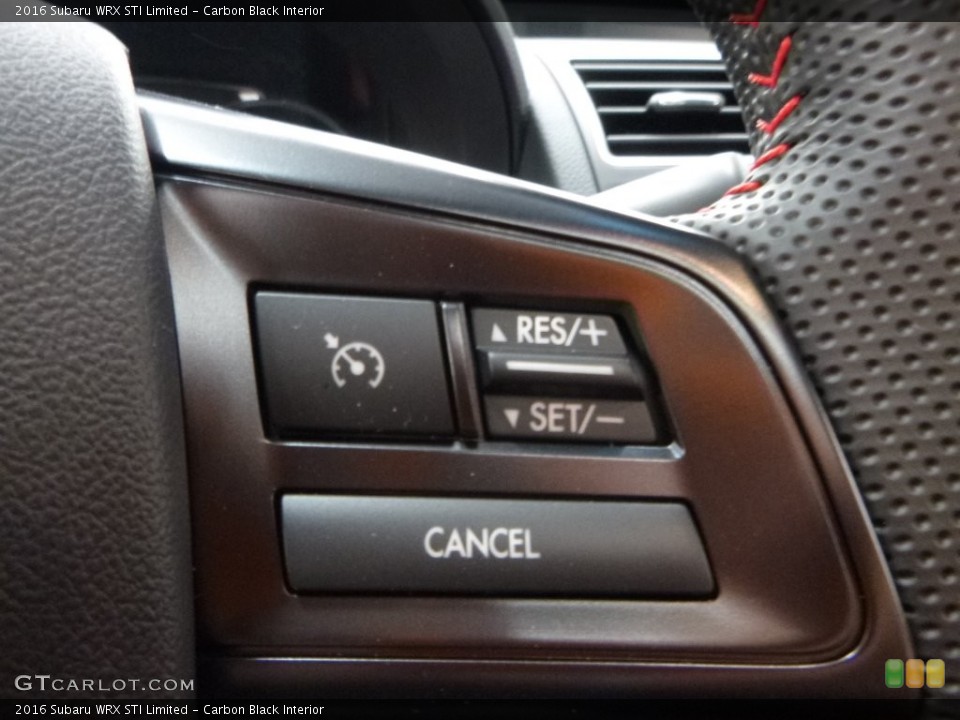 Carbon Black Interior Controls for the 2016 Subaru WRX STI Limited #109086576