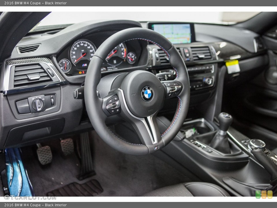Black 2016 BMW M4 Interiors