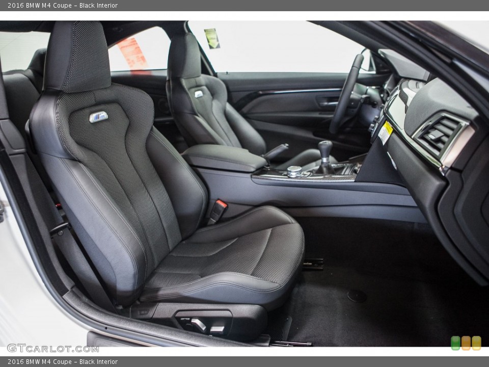 Black Interior Front Seat for the 2016 BMW M4 Coupe #109088121