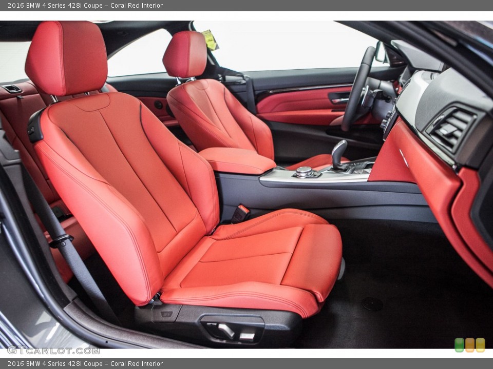 Coral Red Interior Photo for the 2016 BMW 4 Series 428i Coupe #109088463