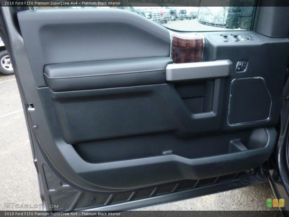 Platinum Black Interior Door Panel for the 2016 Ford F150 Platinum SuperCrew 4x4 #109090174
