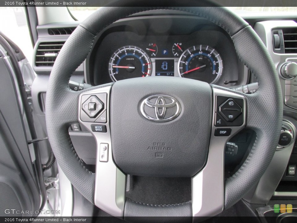 Black Interior Steering Wheel for the 2016 Toyota 4Runner Limited #109092955