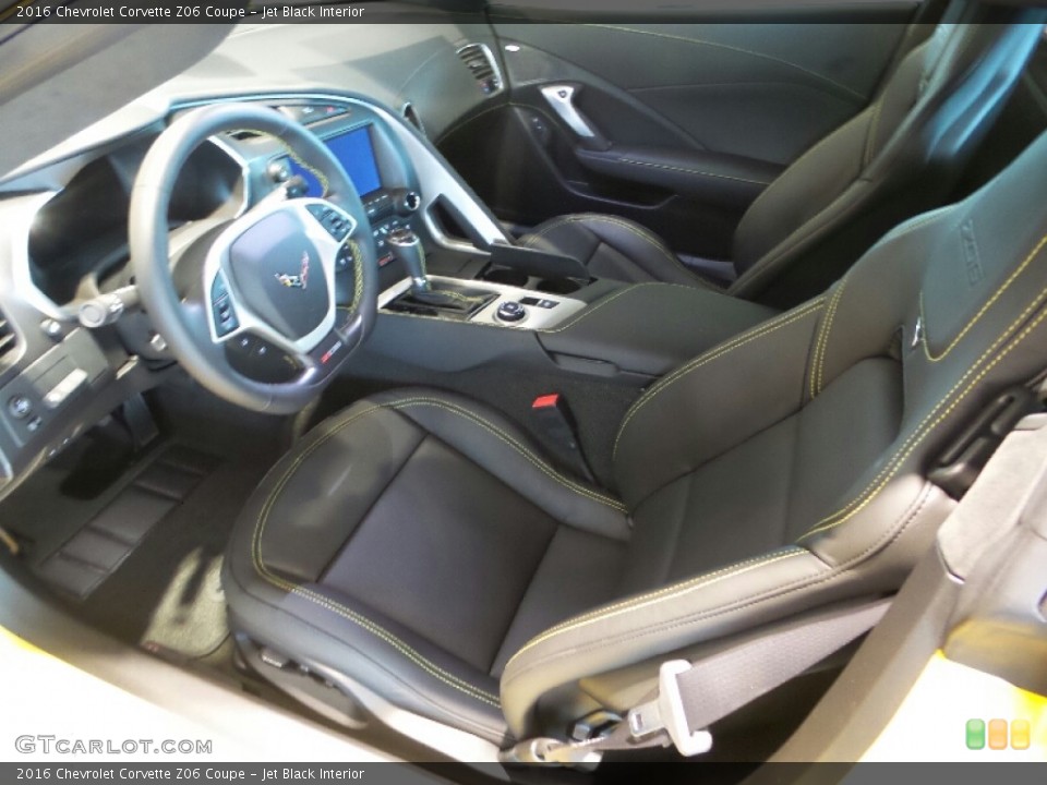 Jet Black Interior Prime Interior for the 2016 Chevrolet Corvette Z06 Coupe #109093966
