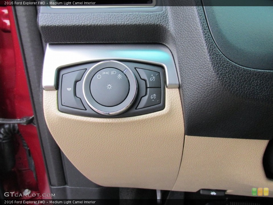 Medium Light Camel Interior Controls for the 2016 Ford Explorer FWD #109113253