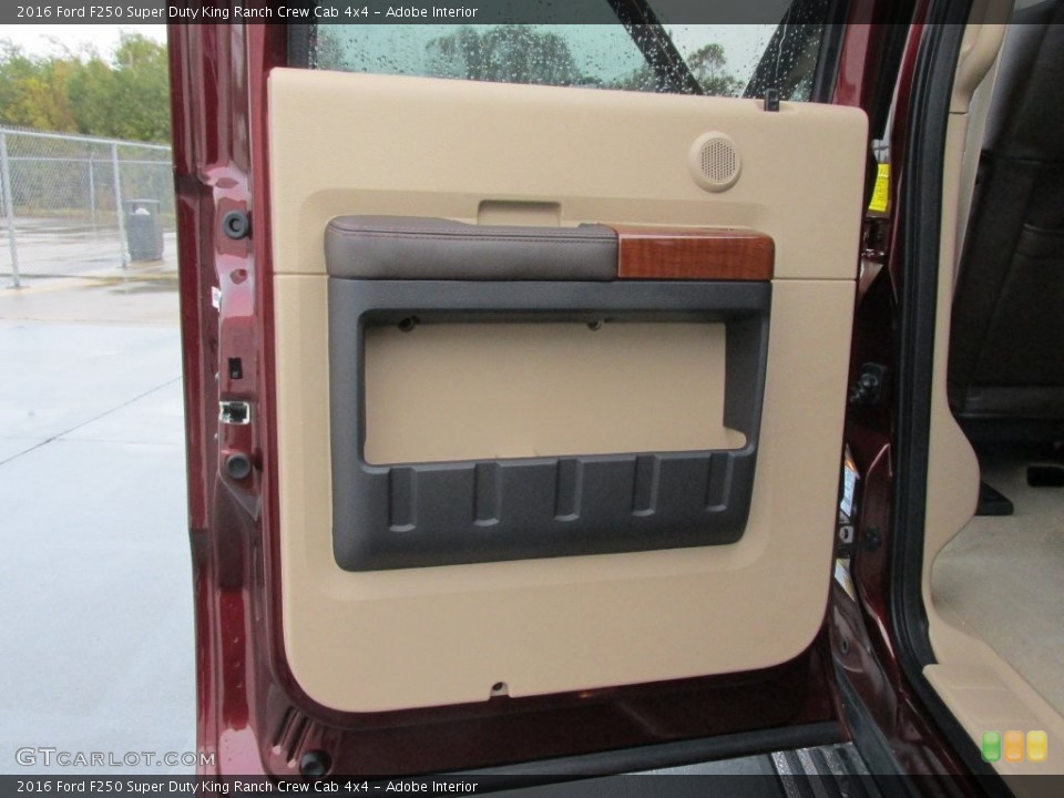 Adobe Interior Door Panel for the 2016 Ford F250 Super Duty King Ranch Crew Cab 4x4 #109113316