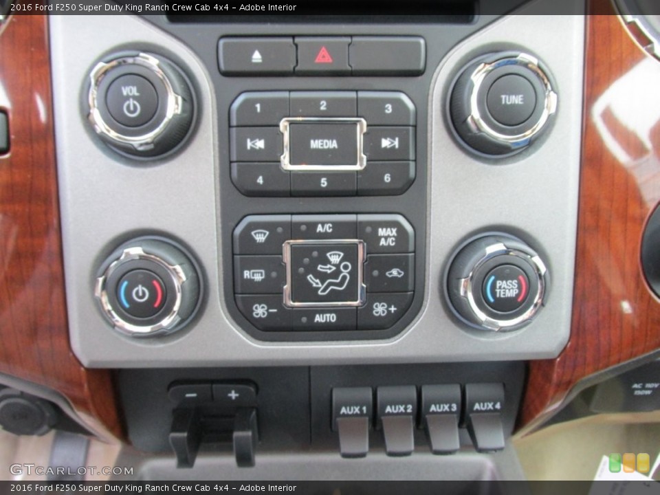 Adobe Interior Controls for the 2016 Ford F250 Super Duty King Ranch Crew Cab 4x4 #109113349