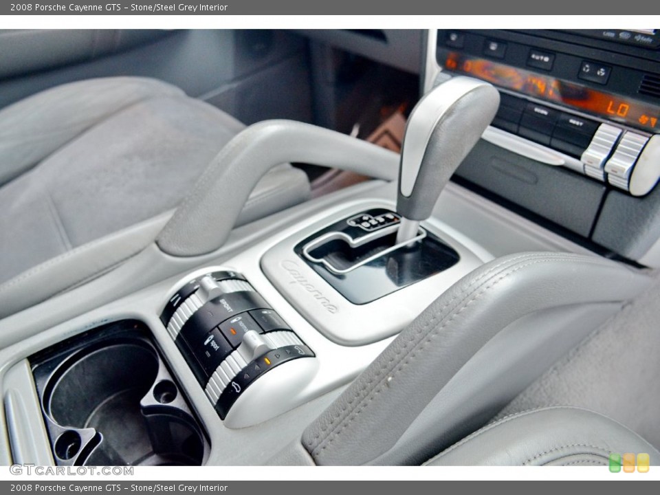 Stone/Steel Grey Interior Controls for the 2008 Porsche Cayenne GTS #109131906