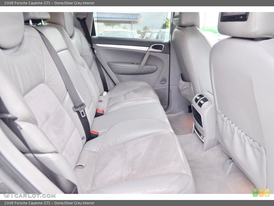 Stone/Steel Grey Interior Rear Seat for the 2008 Porsche Cayenne GTS #109132104