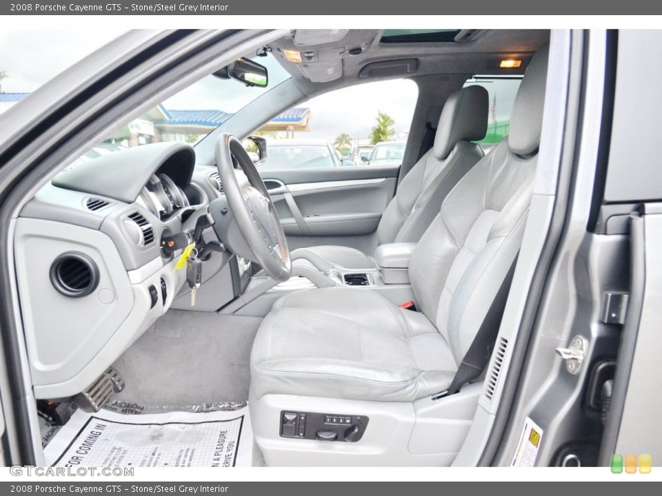 Stone/Steel Grey Interior Front Seat for the 2008 Porsche Cayenne GTS #109132320