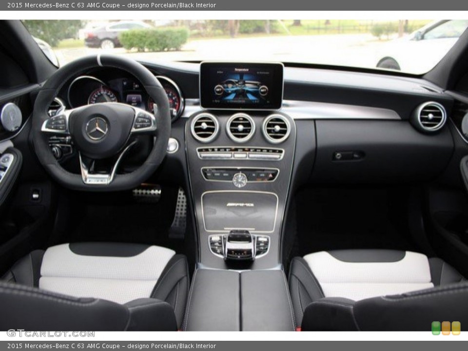 designo Porcelain/Black Interior Photo for the 2015 Mercedes-Benz C 63 AMG Coupe #109133520