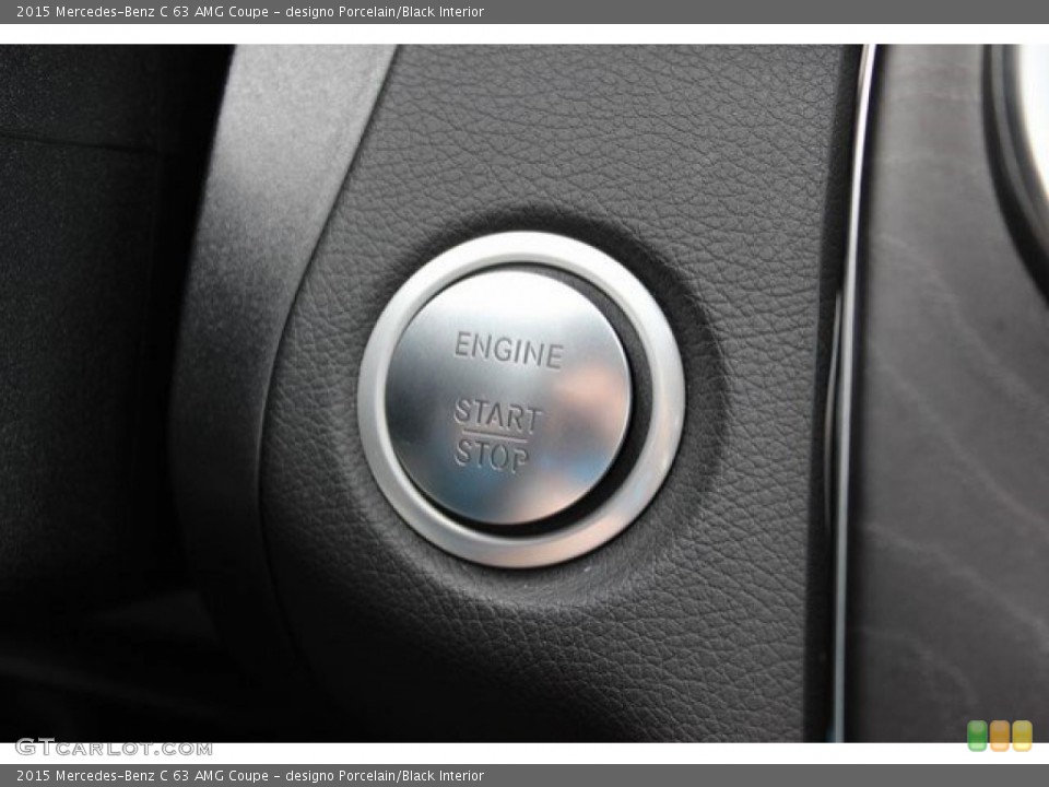designo Porcelain/Black Interior Controls for the 2015 Mercedes-Benz C 63 AMG Coupe #109133892