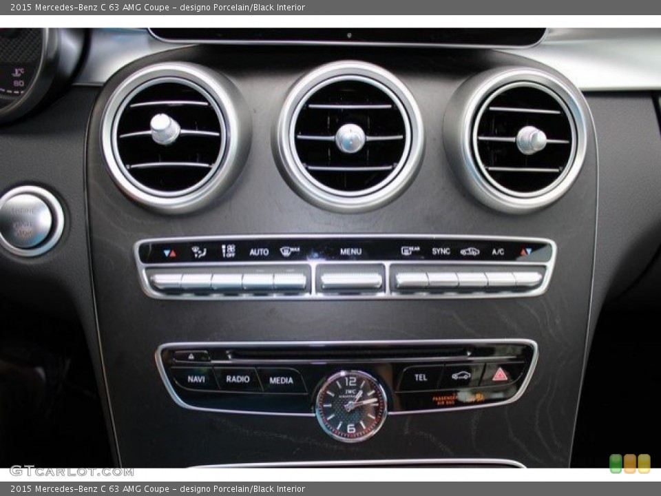 designo Porcelain/Black Interior Controls for the 2015 Mercedes-Benz C 63 AMG Coupe #109133967